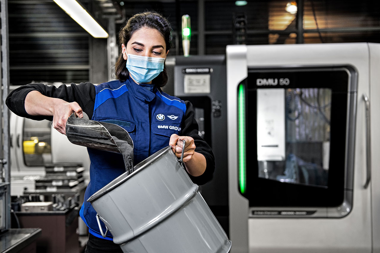 BMW GROUP BUILDS CLOSED-LOOPED RECYCLING SYSTEM.