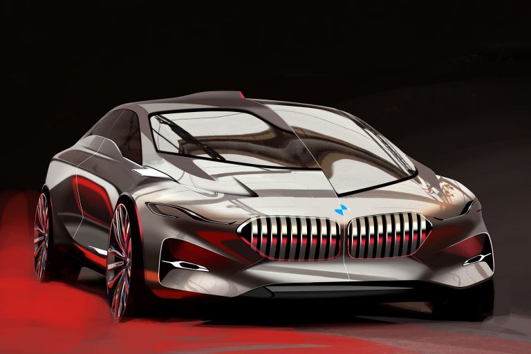 Ein Designworks Konzeptdesign eines BMW Fahrzeugs.
