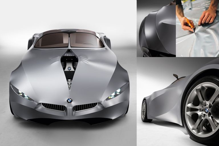 Ein futuristischer BMW Prototyp.