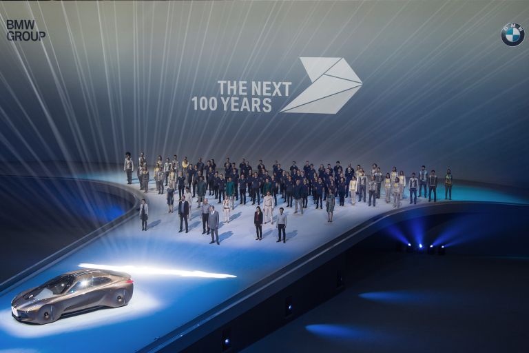 Aufnahme von der Auftaktveranstaltung des BMW Group Jubiläums THE NEXT 100 YEARS.