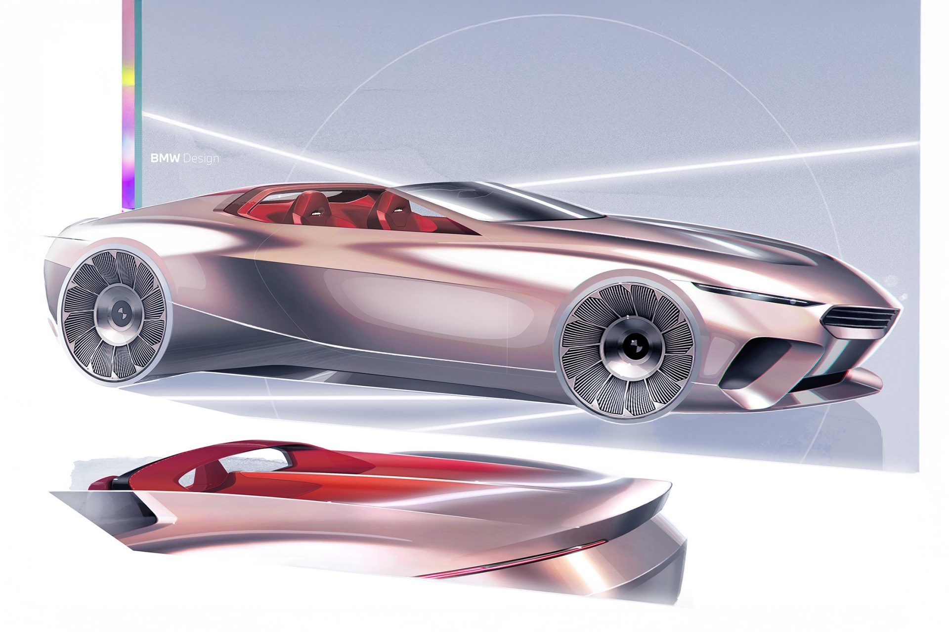 Computergrafik des BMW Concept Skytop Roadster