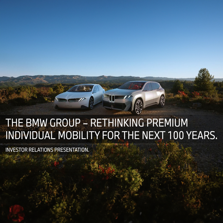 Key Visual BMW Group Investorenpräsentation.
