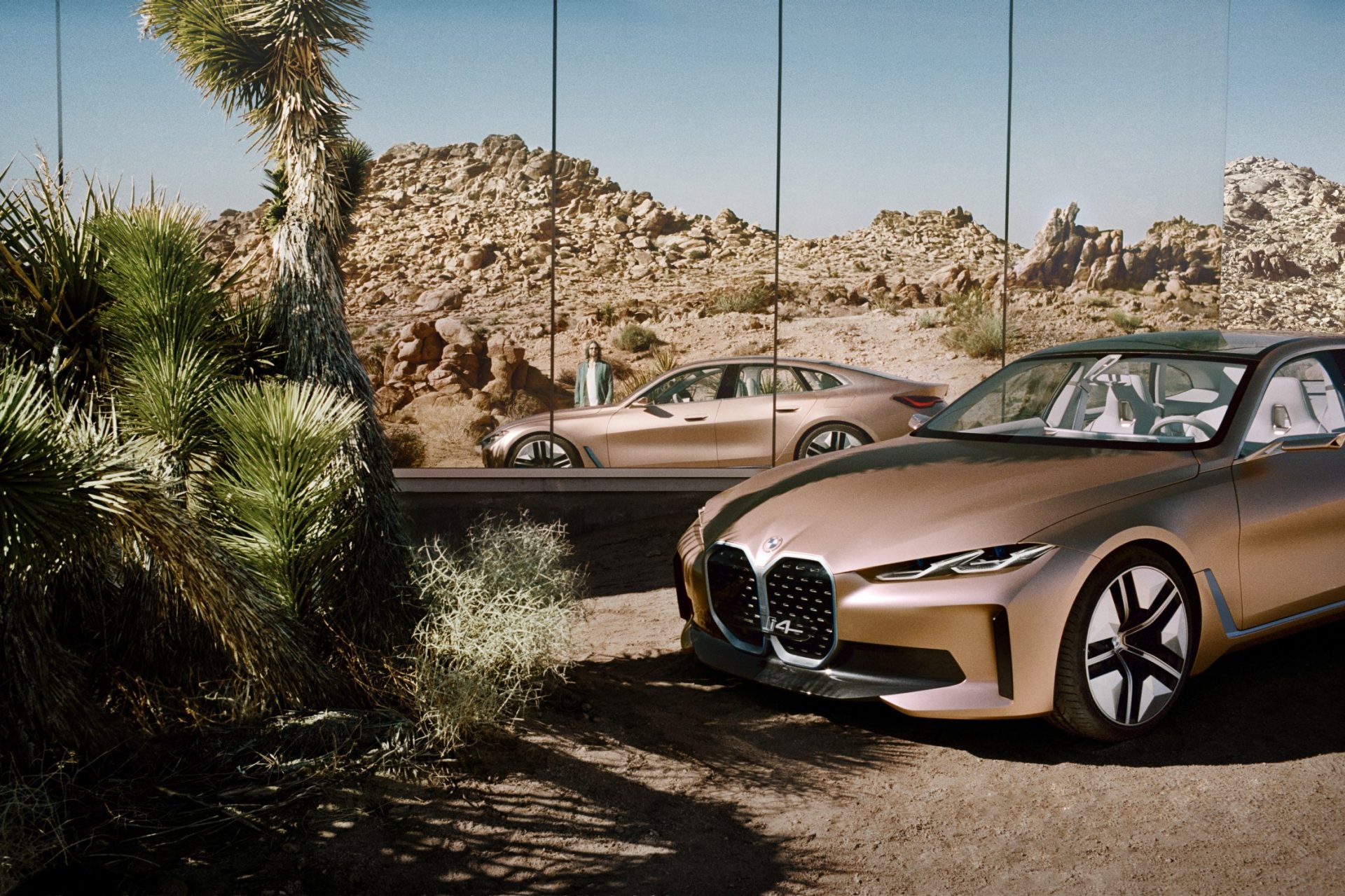 Außenansicht des BMW i4