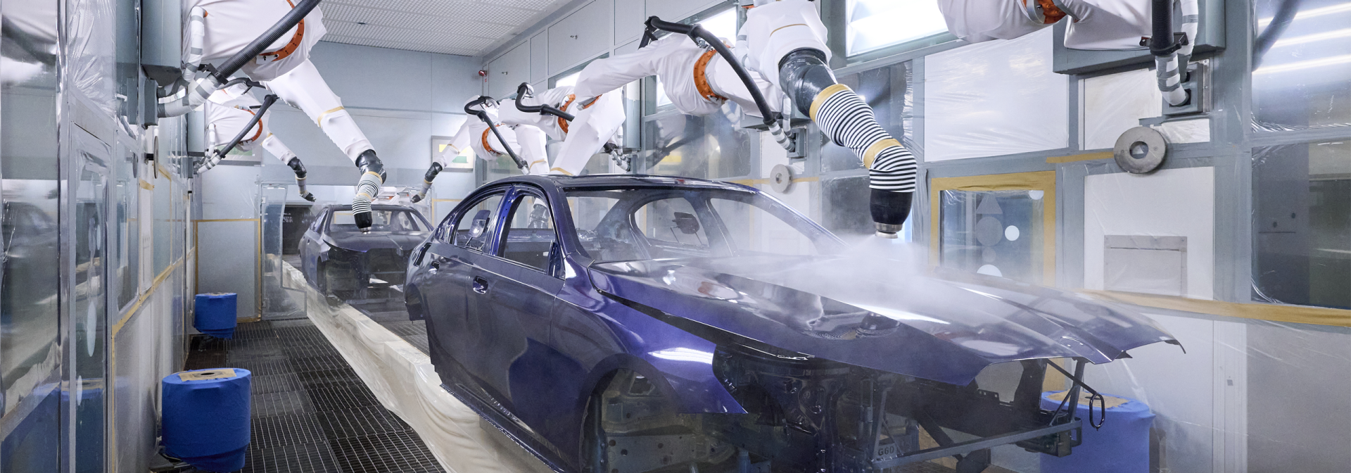 Kalksteinmehl statt Wasser in der BMW Lackiererei spart Ressourcen