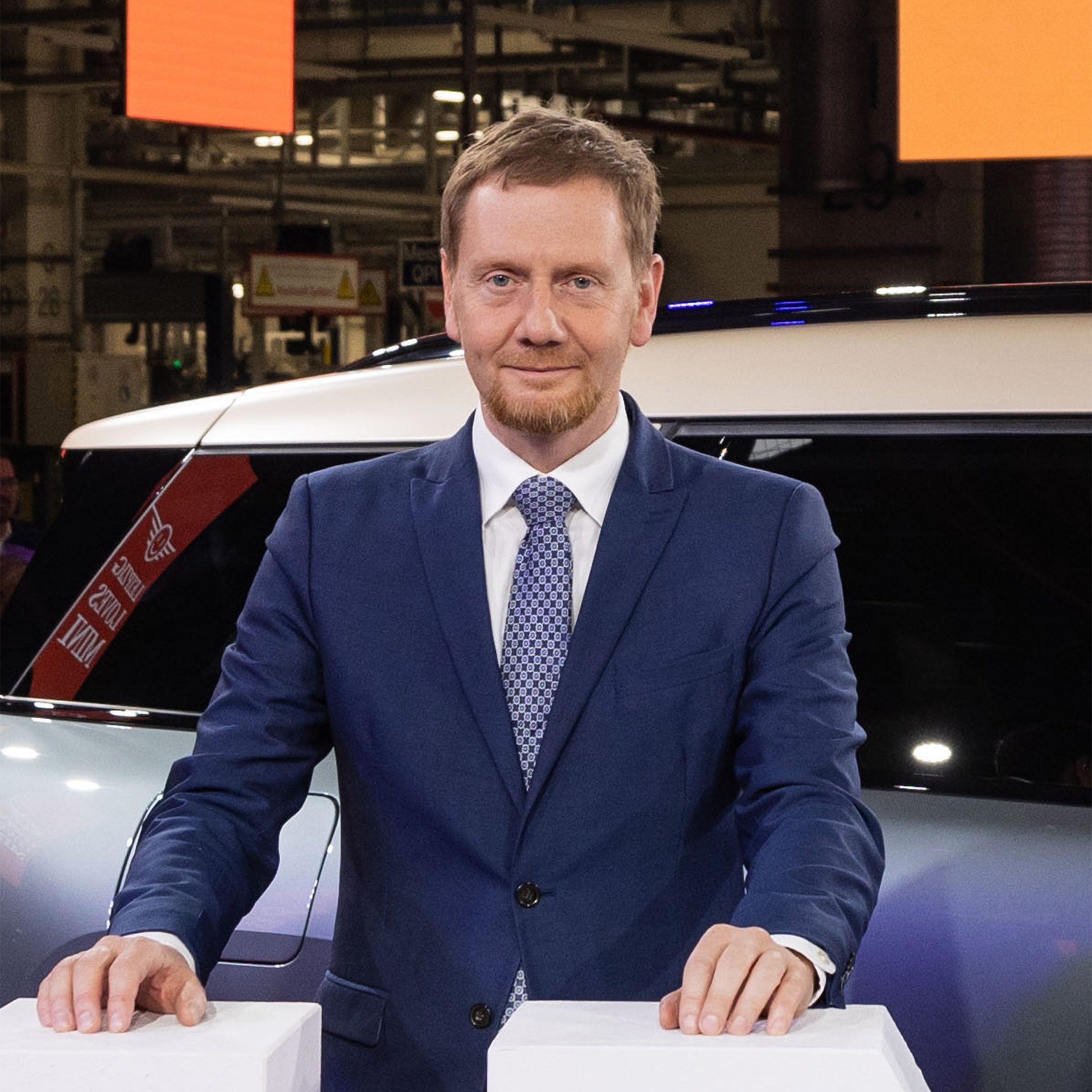 Michael Kretschmer, Ministerpräsident des Freistaates Sachsen, im Porträt.