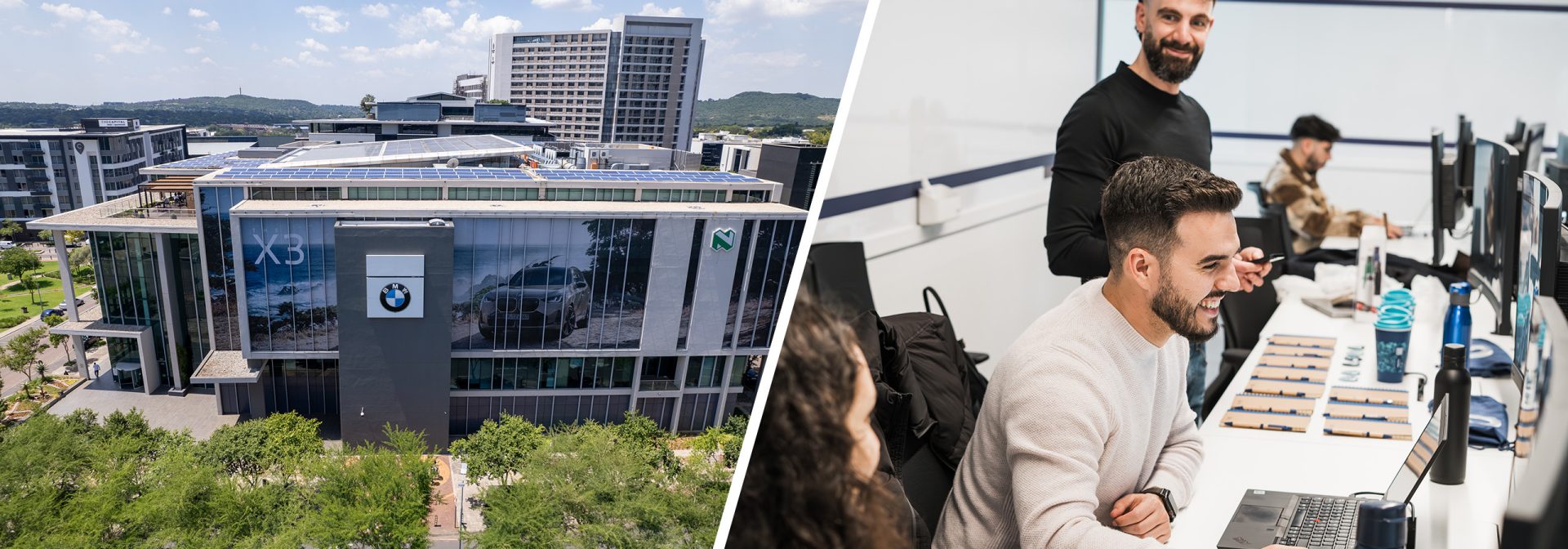 Das IT-Hub im südafrikanischen Pretoria und Mitarbeiter von Critical TechWorks in Lissabon, Portugal