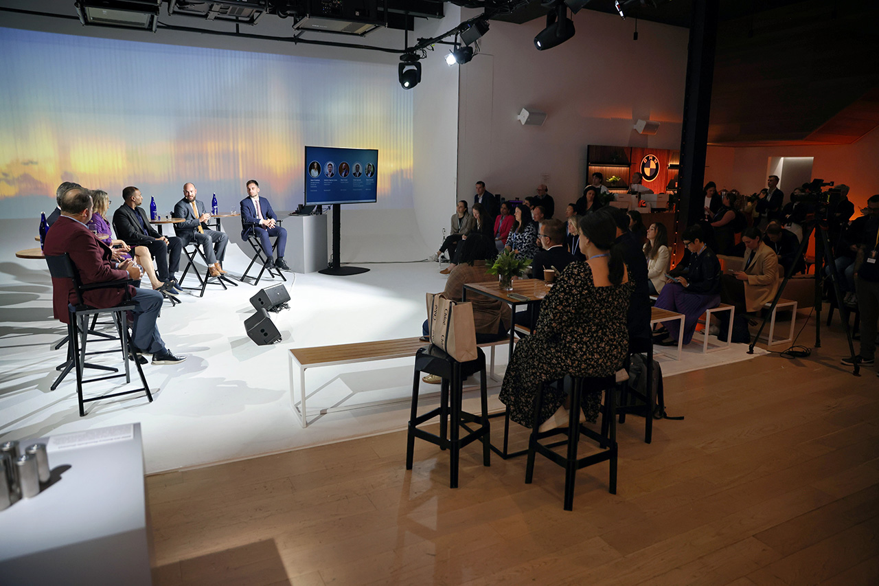 Panel discussion at the BMW Group Stakeholder Dialogue 2025 in New York City.