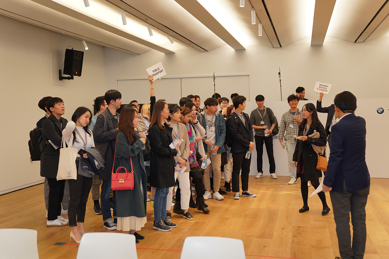 People in a room