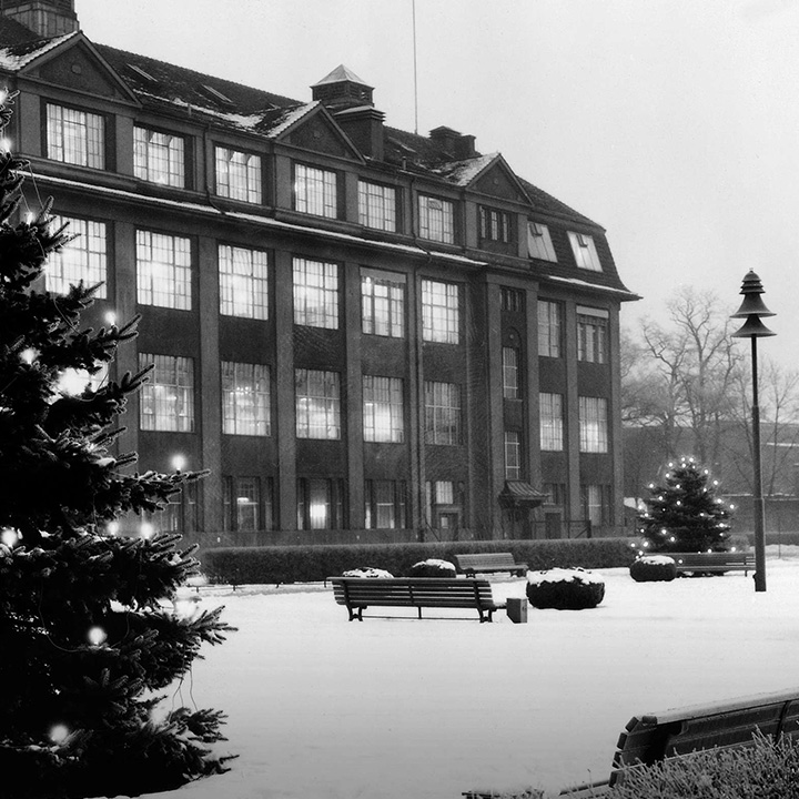 Aussenansicht der Brandenburgischen Motorenwerke 1939.