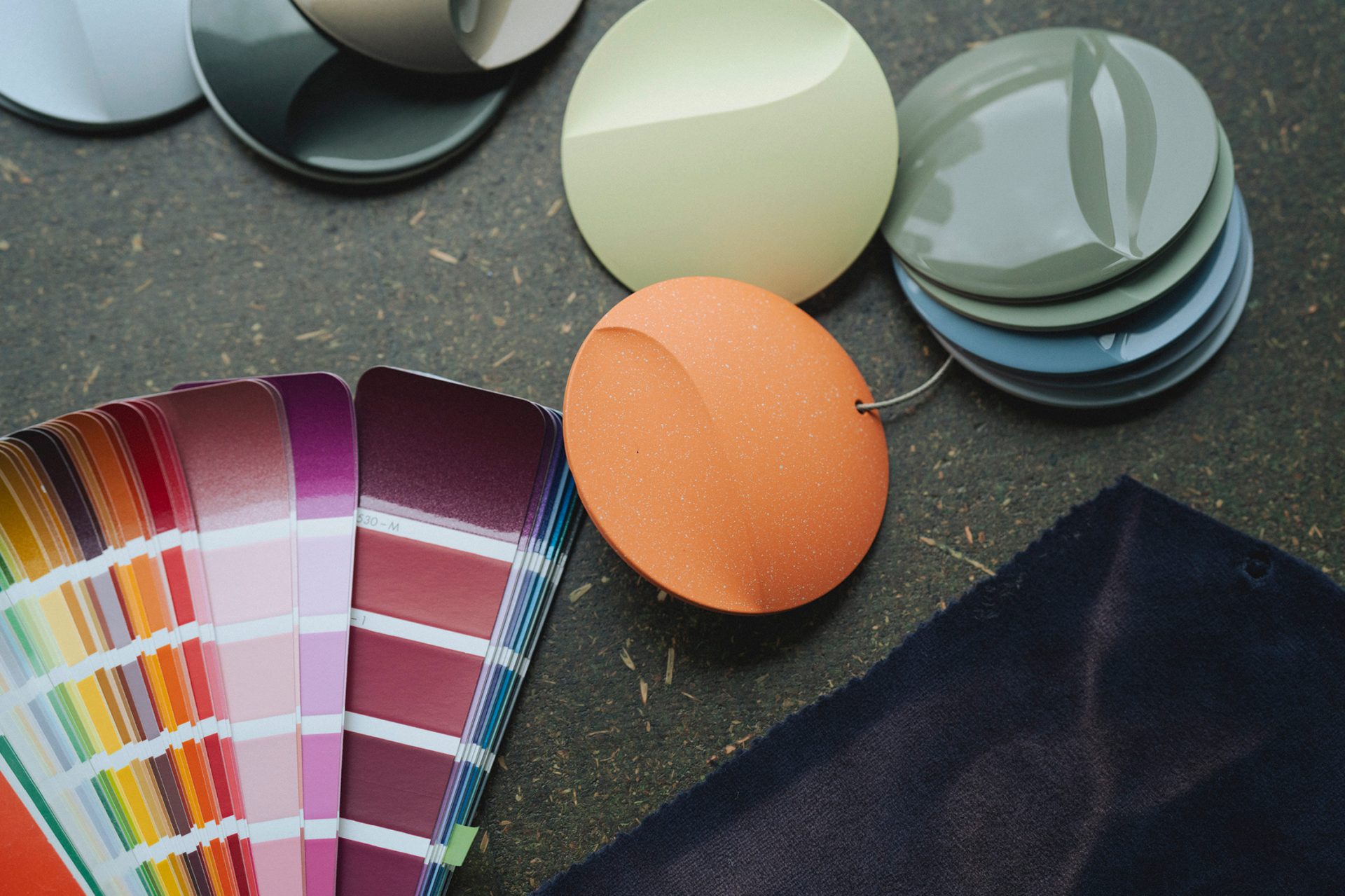 Color pallettes at Designworks Shanghai