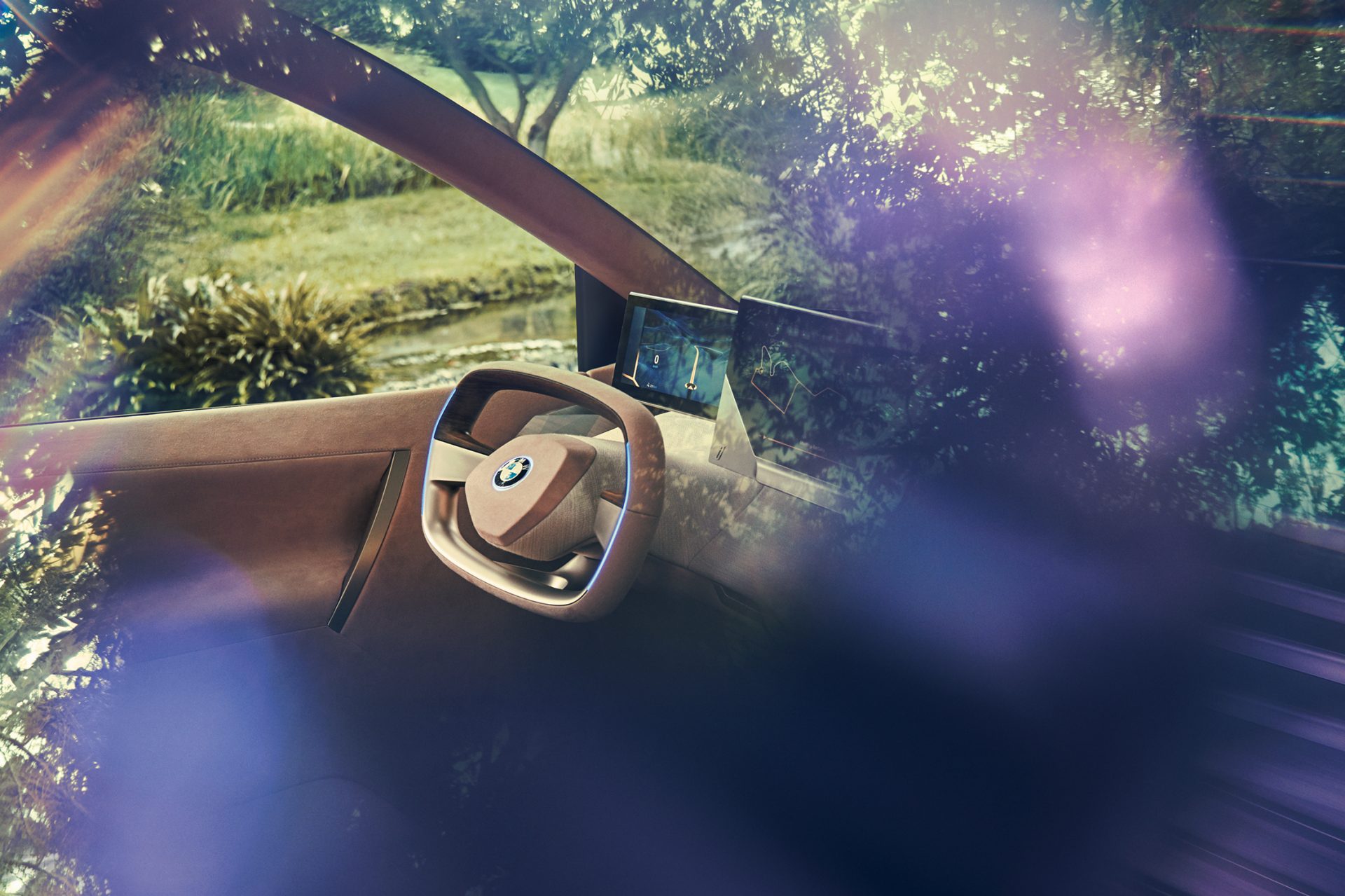 BMW Vision i Next in a park