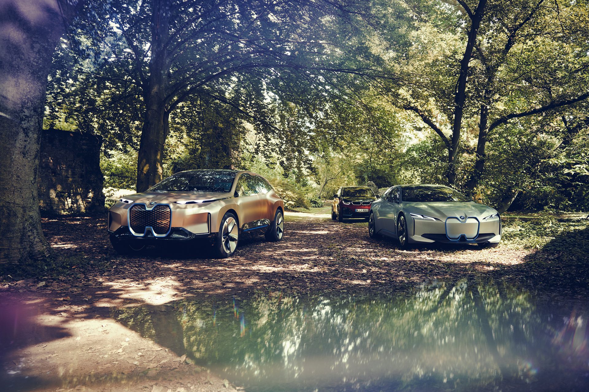 BMW Vision i Next in a park