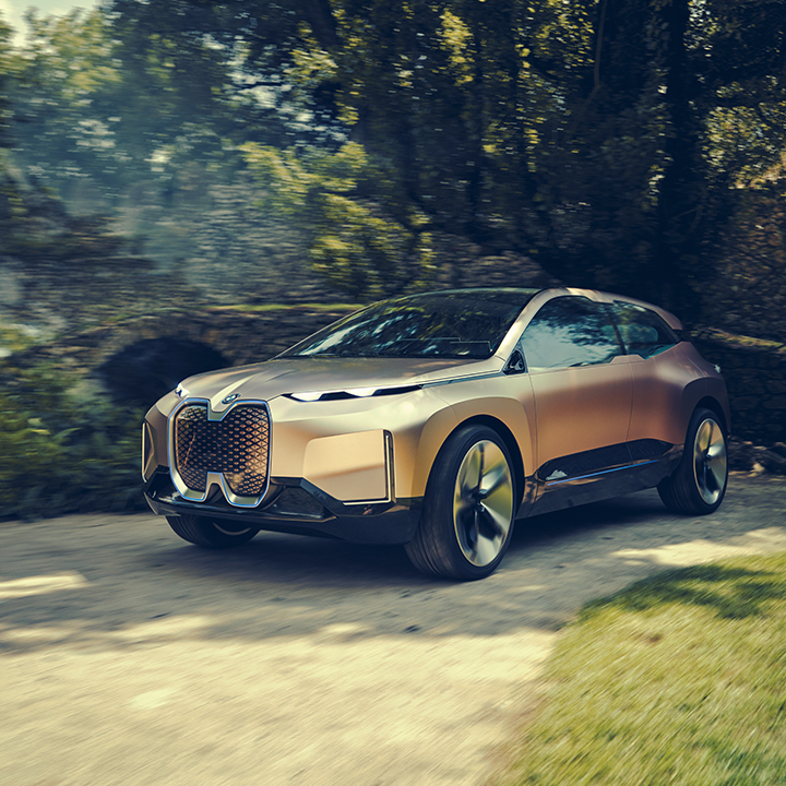 BMW Vision i Next in a park