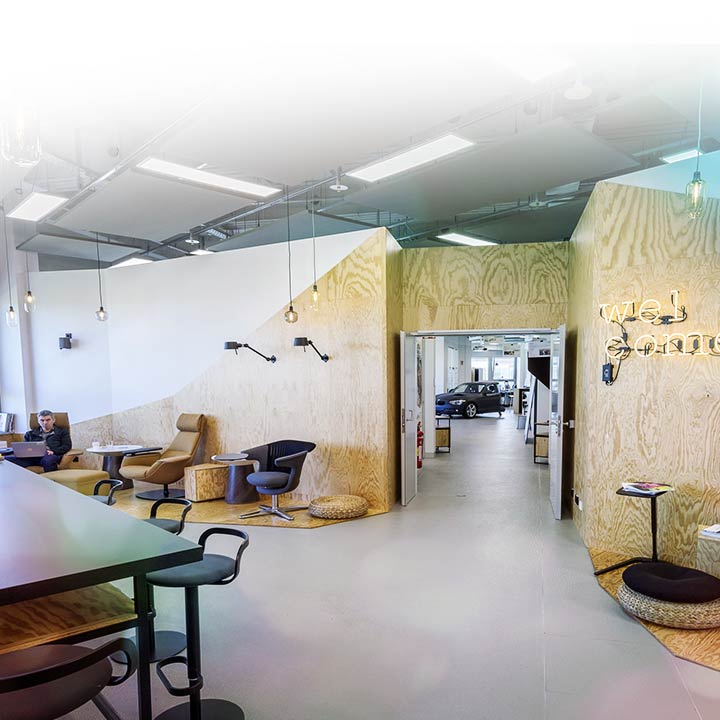 Innenaufnahme bei BMW Group Accelerator
