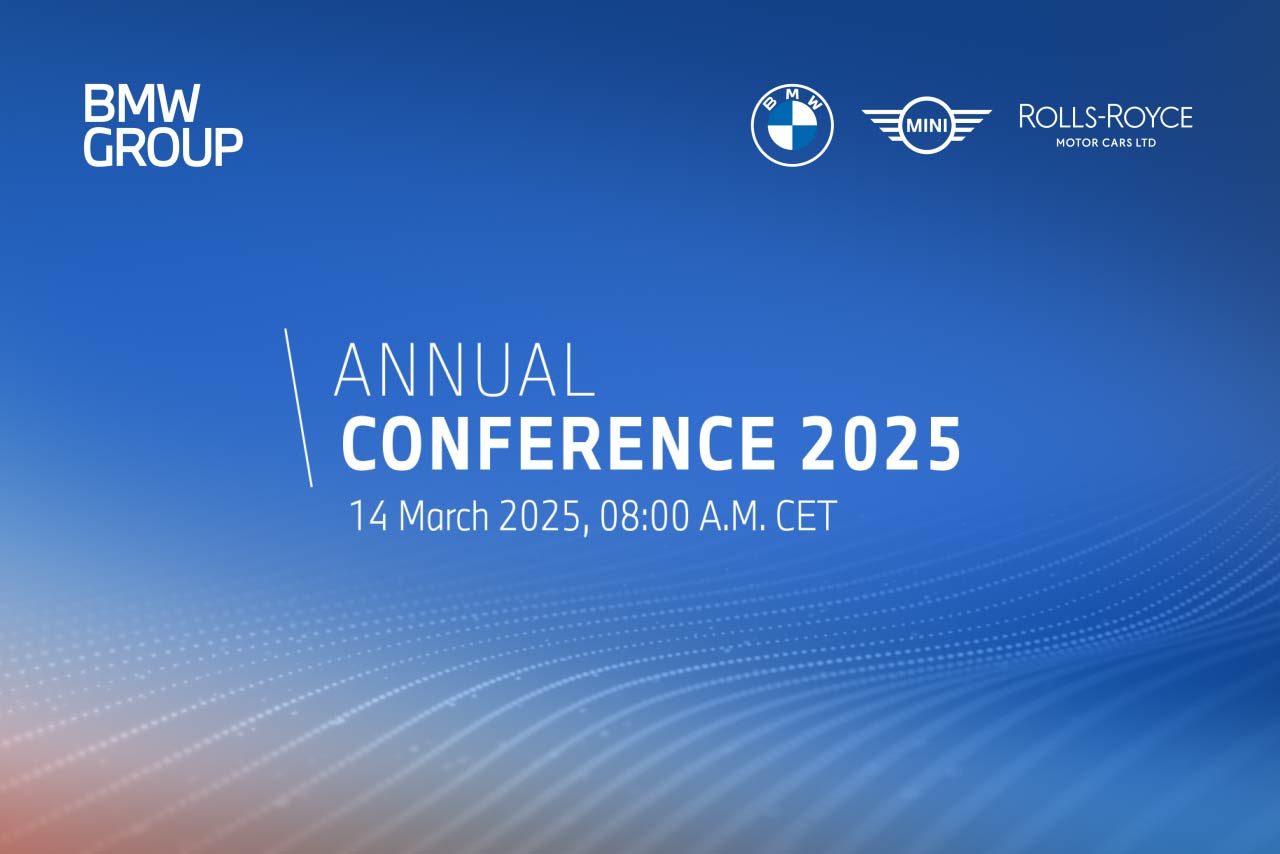 Key Visual BMW Group Annual Conferences.