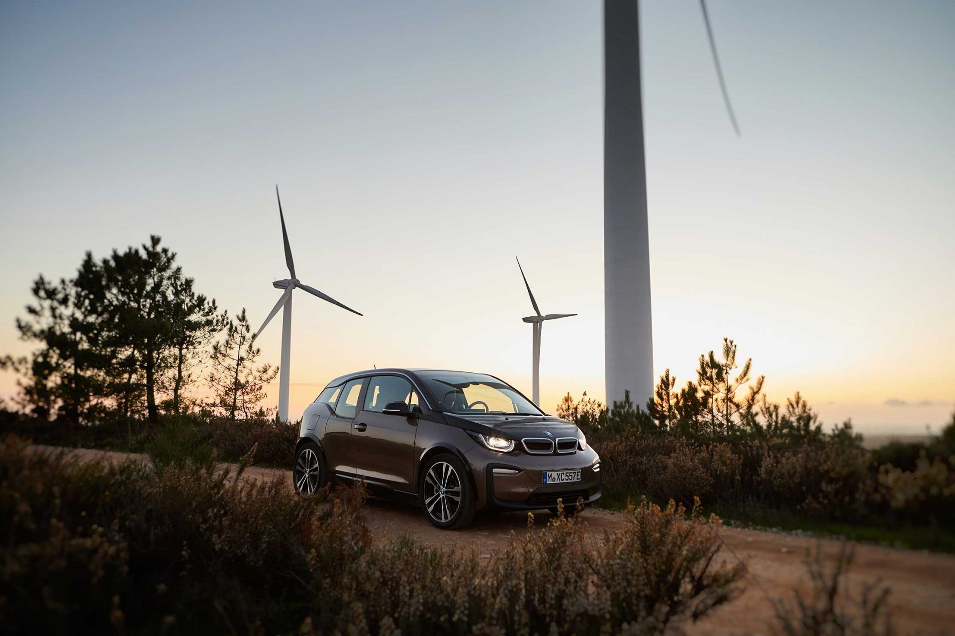 BMW i3 and wind turbines