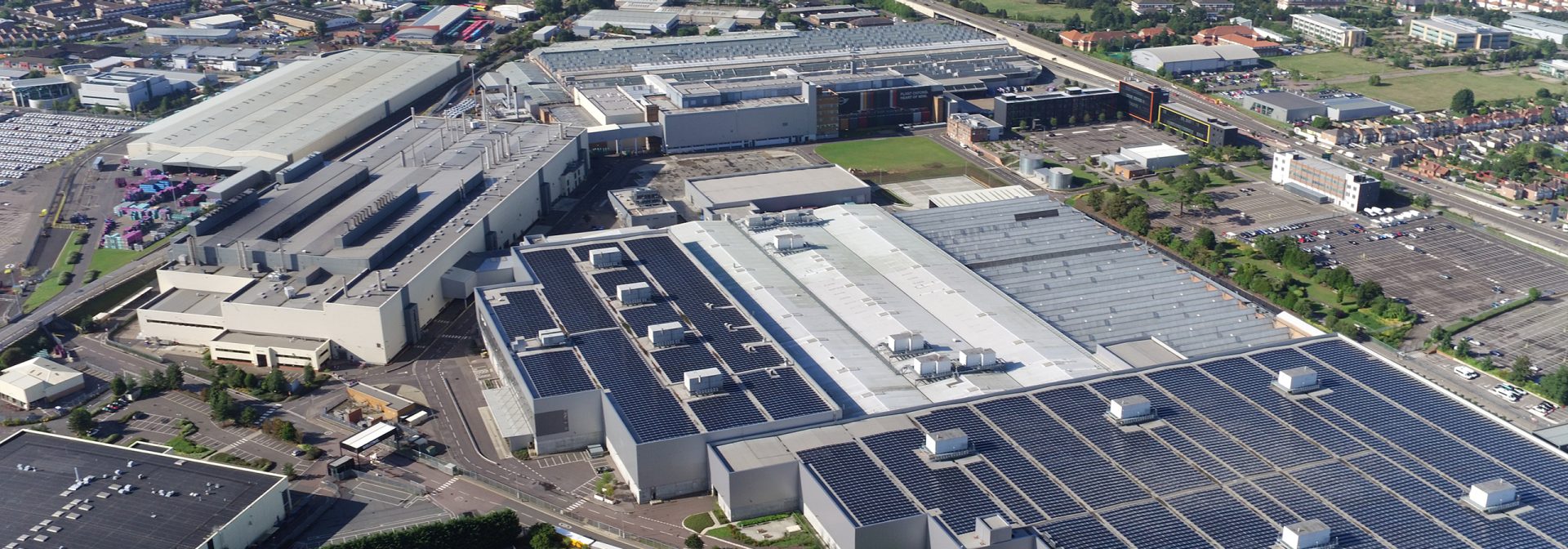 Aerial view of the Oxford plant 