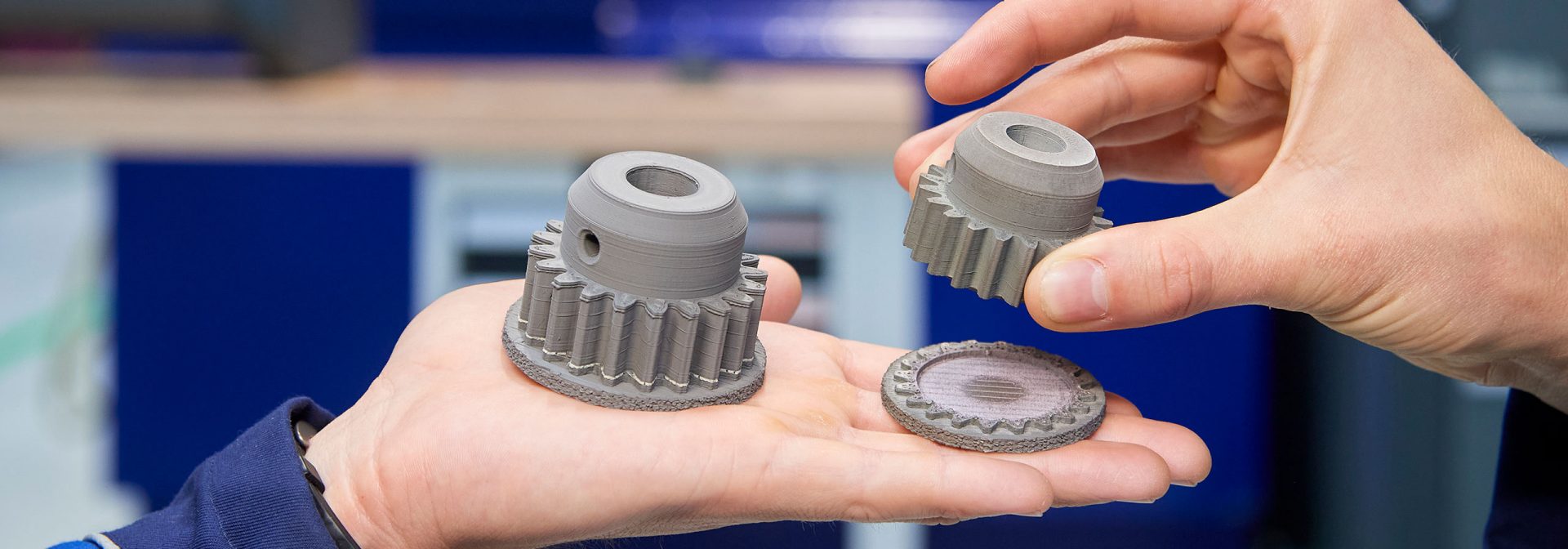 Gear wheels from the 3D printer