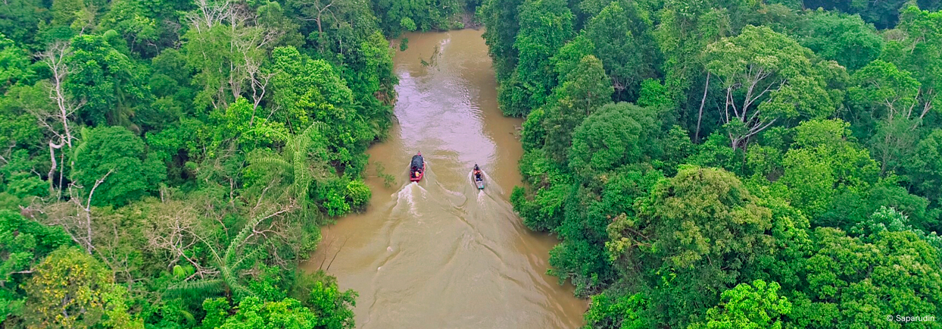 People on a boat in Indonesia