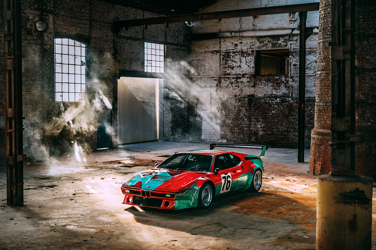 The 1979 BMW M1 designed by Andy Warhol.