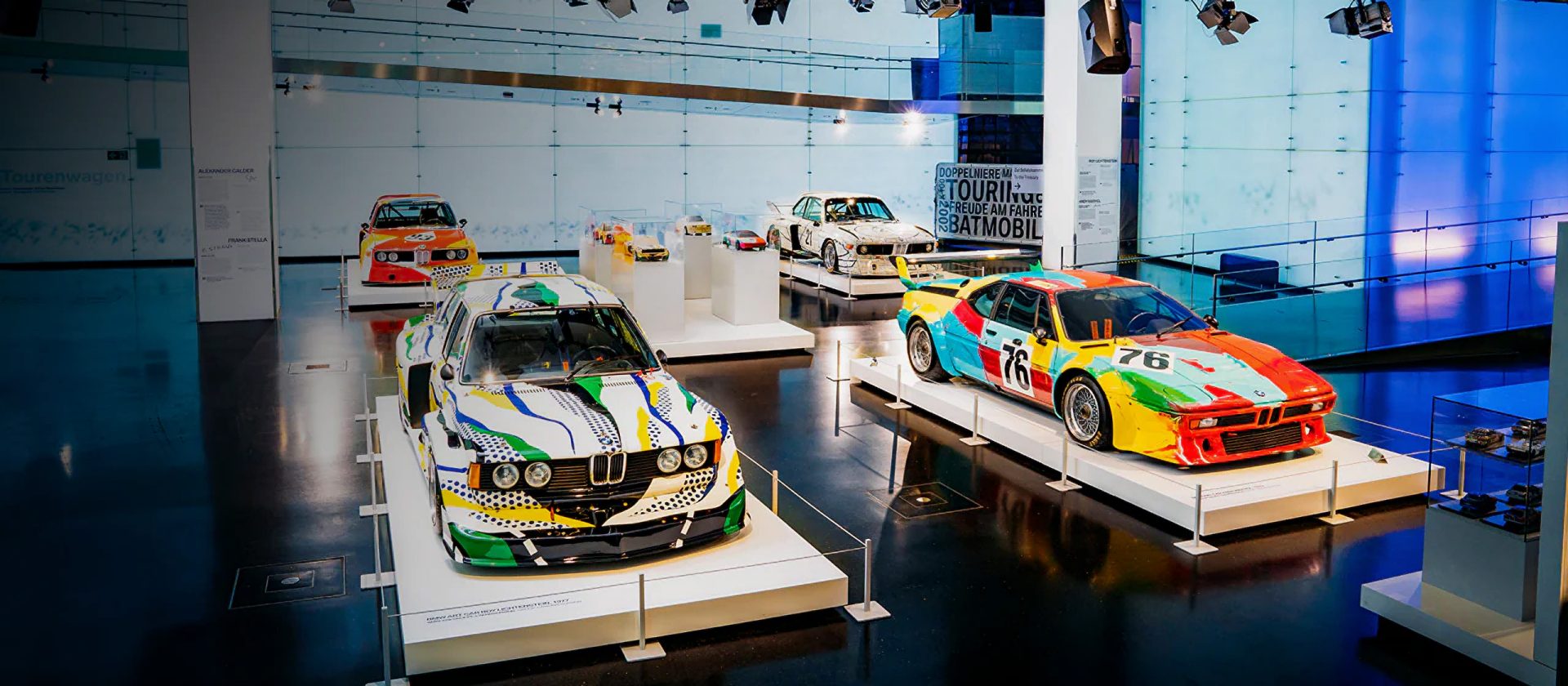 BMW Art Cars at the BMW Museum in Munich.