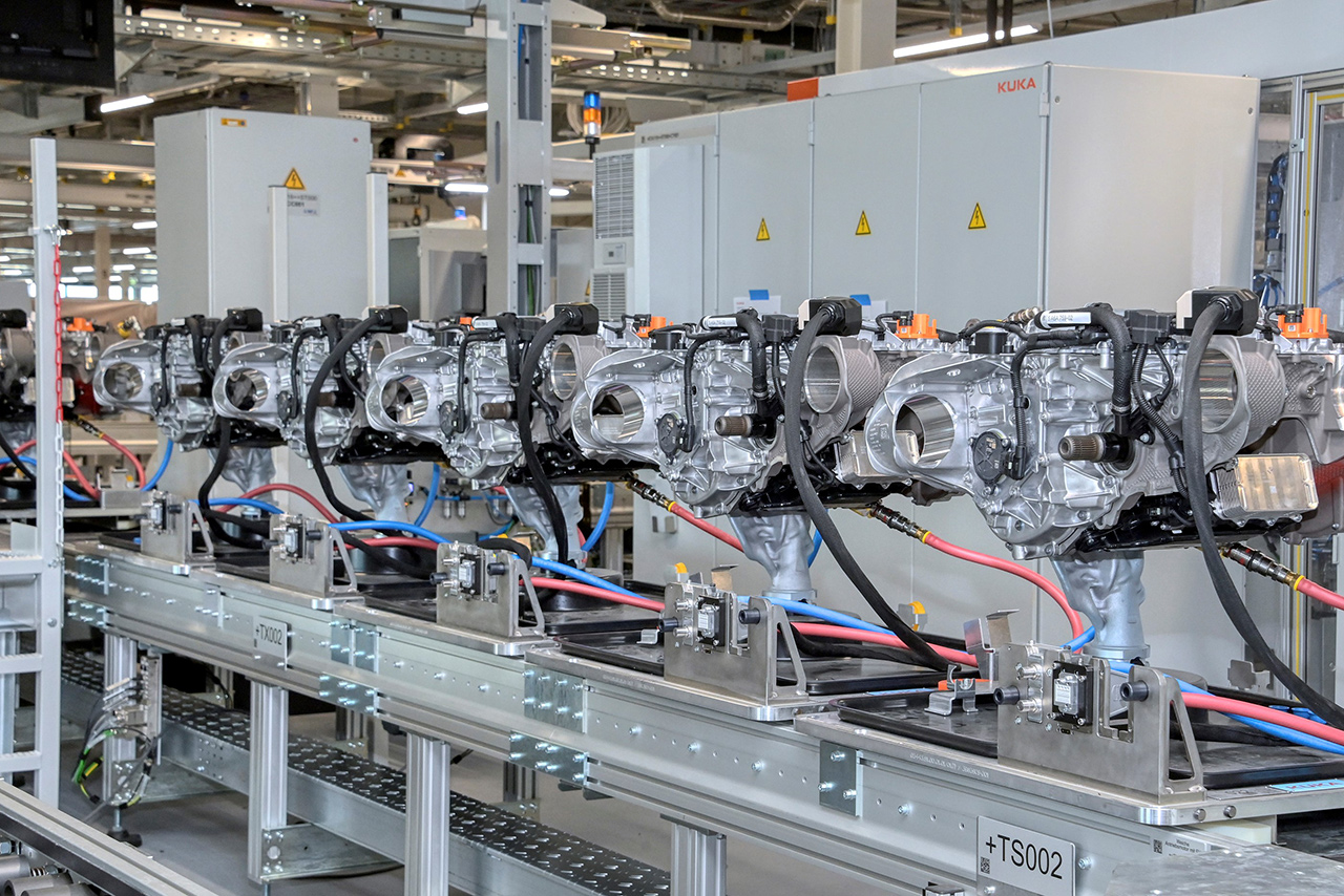 New production line for Gen6 electric engines at BMW Group Plant Steyr.