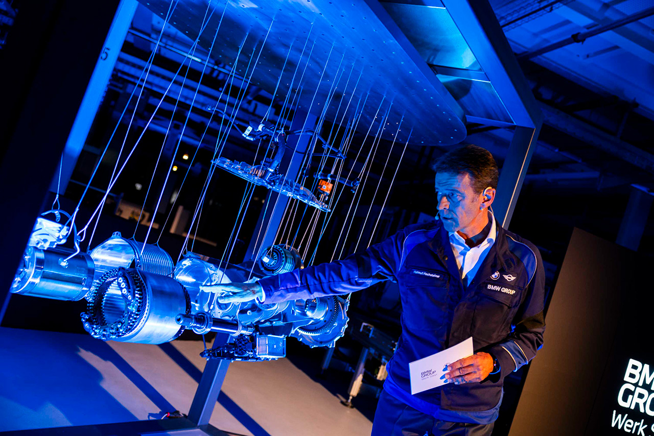 Helmut Hochsteiner, Head of Electric Drive Production at the BMW Group Plant Steyr, during the start of series production in Steyr.