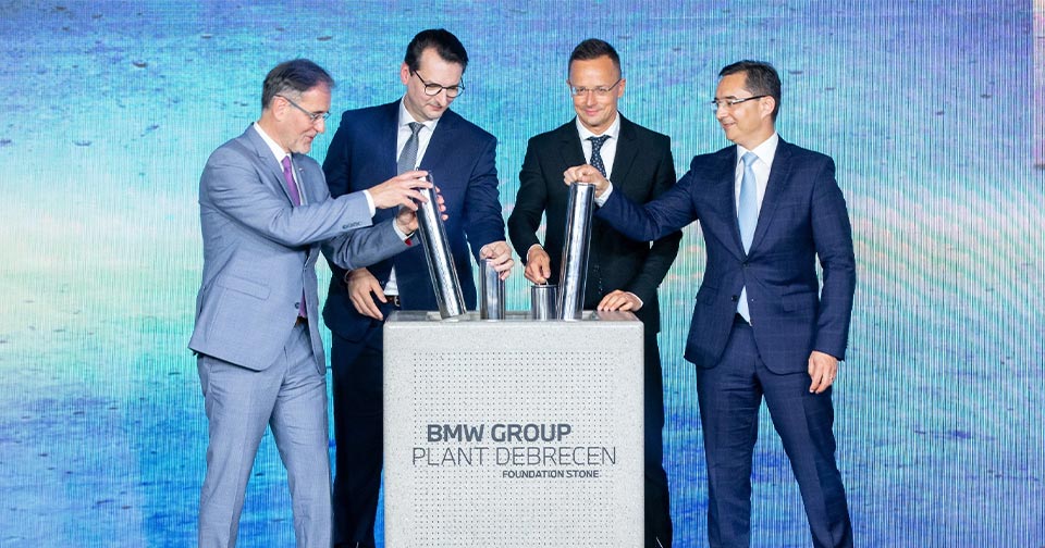 Foundation stone laid for state-of-the-art plant in Debrecen